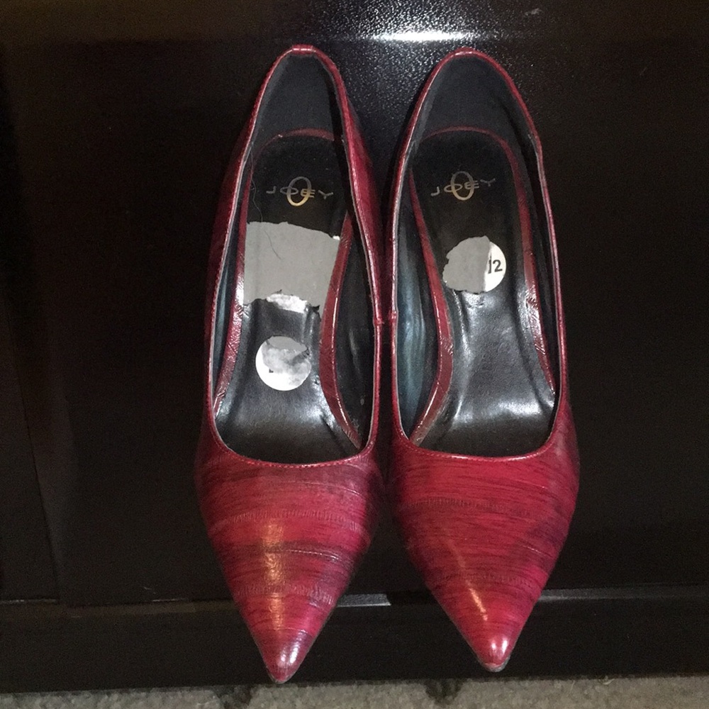 Maroon Joey heels